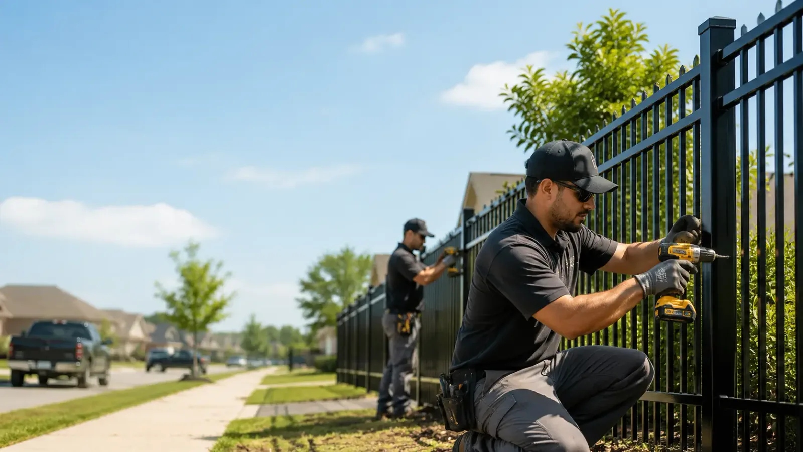 Metal Fence Installation in Moore, TX